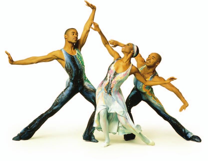During the performance, watch for movements that represent either modern dance or ballet.