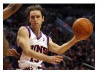 T This is Steve Nash BEHIND-THE-BACK PASS A behind-the-back pass is when you wrap the ball around your back to throw the ball.