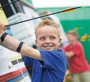 We offer fun activities for every age, even archery and fencing. And best of all you can learn together Get stuck in!