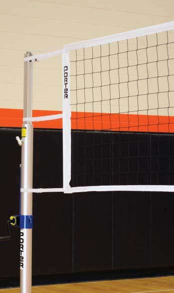 NETs + Accessories Competition Volleyball Nets Superior quality construction throughout makes this heavy-duty net an ideal companion to any of Porter s competition volleyball systems.