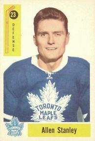Card: 1958-59 Parkhurst #23 Player: Allan Stanley Team: Toronto Maple Leafs Value: $25.