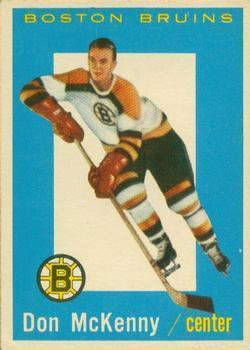 Card: 1959-60 Topps #9 Player: Don McKenney Team: Boston Bruins Value: $20.