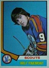 Card: 1974-75 O-Pee-Chee #292 Player: Wilf Paiement Team: Kansas City Scouts Value: $2.