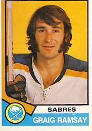 Card: 1974-75 O-Pee-Chee #305 Player: Craig Ramsay Team: Buffalo Sabres Value: $2.