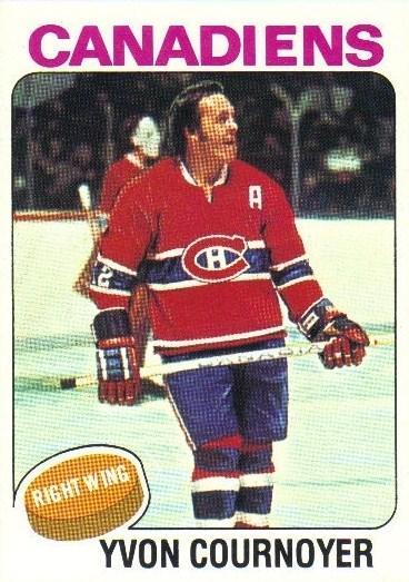 Card: 1975-76 O-Pee-Chee #70 Player: Yvan Cournoyer Team: Montreal Canadiens Value: $1.