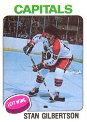 Card: 1975-76 O-Pee-Chee #382 Player: Stan Gilbertson Team: Washington Capitals Value: $1.00 UER: Pictured on the front is Denis Dupere.