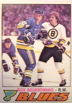 Card: 1977-78 O-Pee-Chee #312 Player: Rick Bournonnais Team: St. Louis Blues Value: $1.