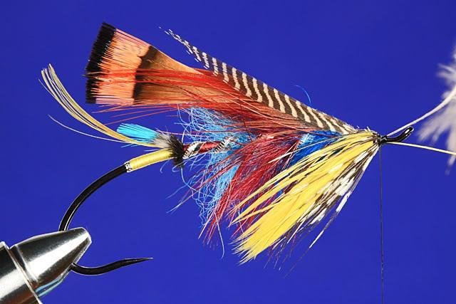 Next secure in a yellow schlappen hackle and wrap as a collar.