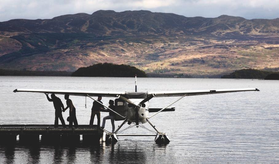 LET YOUR SPIRITS SOAR ABOVE LOCH LOMOND HIGH ADRENALINE TEAM BONDING ACTIVITIES LOCH LOMOND SEAPLANE TRIPS A seaplane trip is a highlight of many stays at