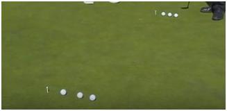 PUTTING 40-50-60 DRILL This is a perfect drill to learn lag putting Set 3 balls in a row from 40 feet, 50 feet and 60 feet The goal is to hit 3 from each spot, then a final putt at 50 feet for a