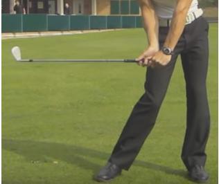 BODY MOTION LAG POWER DRILL SPEED AND POWER Take normal backswing.