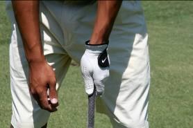 PHASES OF THE SWING GRIP SET UP SET UP (posture, alignment, grip) Start by making sure that the club face is square so the leading edge is straight up and down Place the club in your left hand,