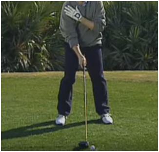 SWING FAULTS RIGHT SHOULDER BACK FIX A SLICE This drill helps you get the feeling of the club dropping to the inside on your downswing.
