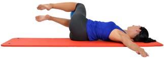 For a more challenging exercise, place the ball underneath your feet instead of your hips.