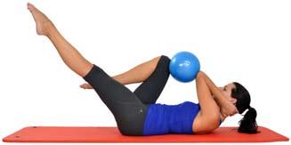Bend your upper leg forward and backward.