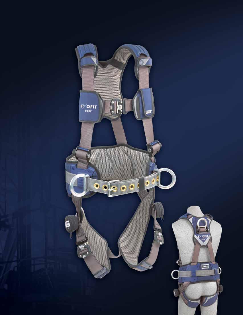 F U L L B O D Y H A R N E S S E S The Ultimate Full Body Comfort Harnesses PROTECTIVE SHOULDER CAPS Provide protection and comfort when carrying heavy materials.