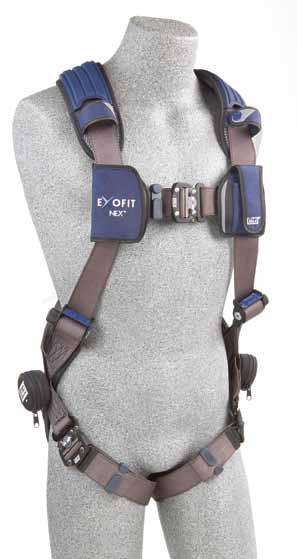 VEST-STYLE FULL BODY HARNESSES Vest-style harnesses are the most universal, with multiple configurations and
