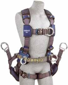 Protective hip padding loops prevent equipment pouches from sagging and reduce abrasion in