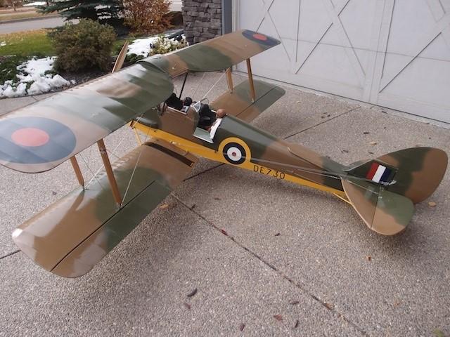 Neil has just completed a Paolo Severin 1:2.8 scale DeHavilland Tiger Moth.