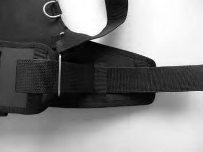 position the shoulder straps