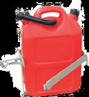 welded steel bracket holds a 20 litre jerry can securely.