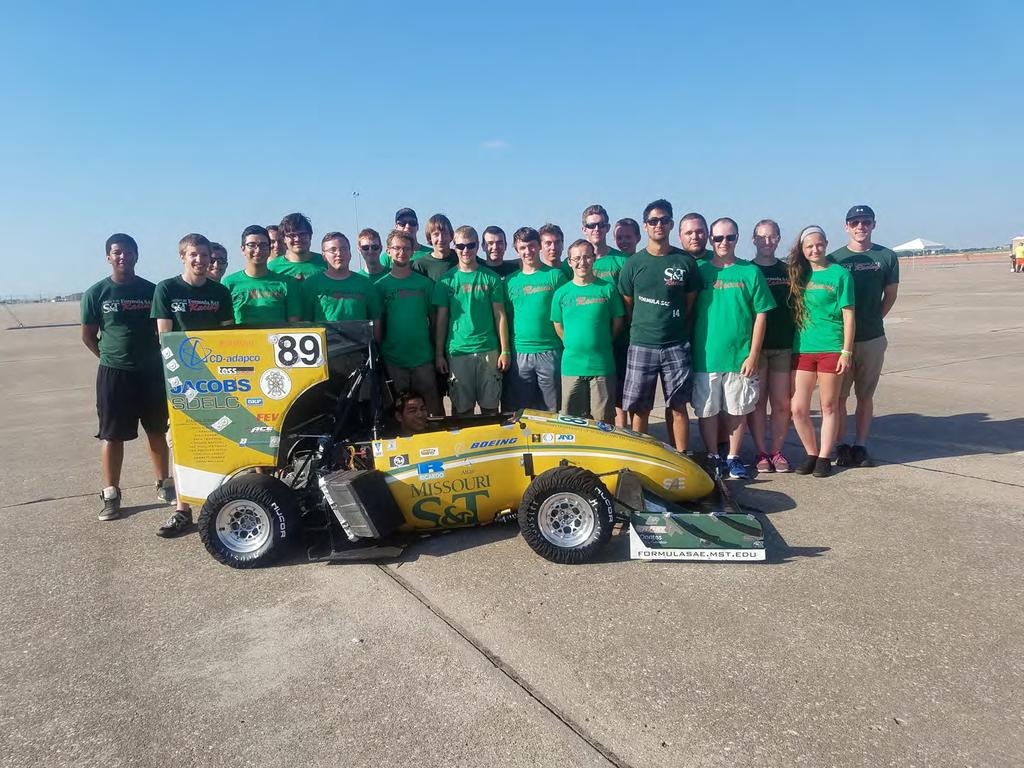 In 2008 the team earned its first overall victory at Formula SAE Virginia and second place overall at Formula SAE California.