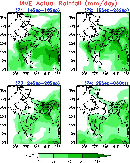 Extended Range Forecast upto 03 October 2016 Above normal rainfall activity likely over northeast India till 28 September.