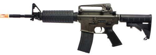 King Arms Colt M4A1, Full Metal, AEG, Metal Gear, Metal Gearbox, w/ spin up and ball