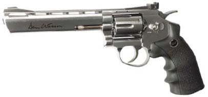 00 Dan Wesson 6 Revolver Stainless - CO2 4.
