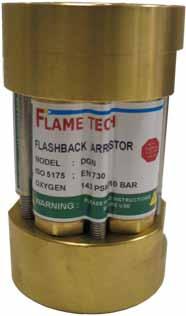 In Line and Point of SupplY DEMAX Series The DEMAX Flame Tech Flash Arrestors are ideal for high volume gas flow applications in pipelines, manifolds and regulators.