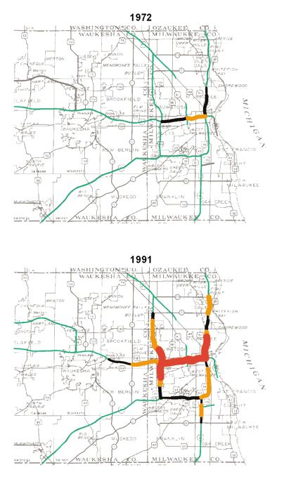 Historic Trend in Freeway Traffic Congestion Geographic