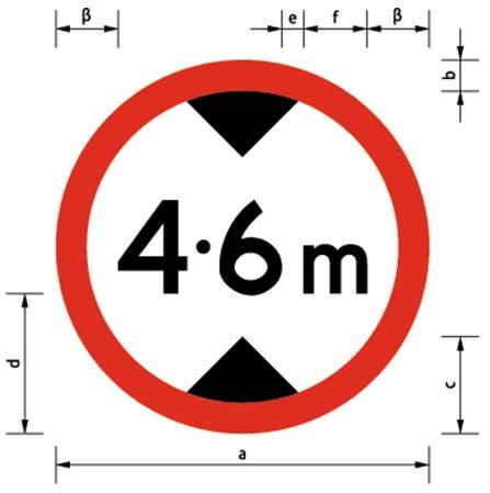 Part 1 Signs 2-23 a : 0 b : 15 c : 10 r : 50 20 10 50 25 10 PW 47 All dimensions are in millimetres unless otherwise specified.