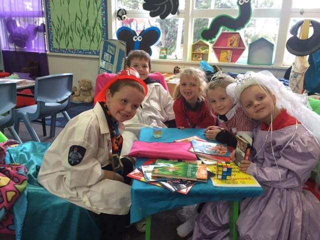 On Wednesday Abbie, Brandon, Grace, Cooper and I played dress ups in Investigation Time. It was really fun. -Jordan P/1M Once upon a time there was a goat that lived in a field.
