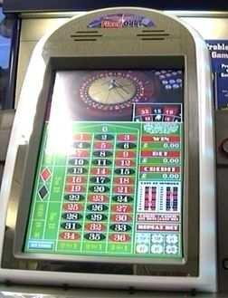 This is a picture of the one similar to the one they have at the Taj Mahal. The machine allows you to bet either $.25, $.50, or $1. And you can player either 1, 2, 5, or 10 units for each amount.