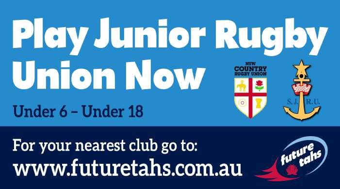 Page 18 PLAY JUNIOR RUGBY IN 2016 IS YOUR CHILD AGED 6-17 AND THINKING ABOUT PLAYING A FUN AND INCLUSIVE SPORT FOR ALL SHAPES AND SIZES.