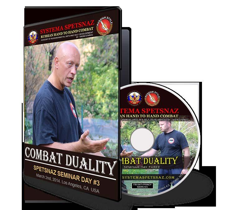 SYSTEMA SPETSNAZ DVD #17: COMBAT DUALITY (2 HOURS DVD) SYSTEMA SPETSNAZ SEMINAR DAY #3 Russian Spetsnaz Training: Seminar Day III - Combat Duality: Discover hidden combat power with relaxation