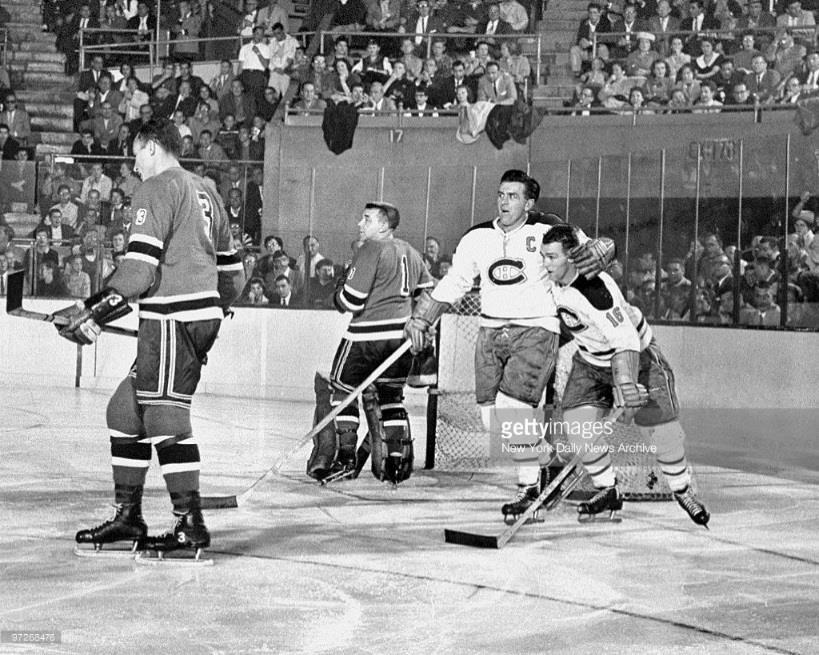 During March 1955 Clarence Campbell infamously suspended him for the remainder of