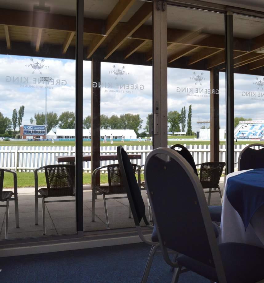 County Crick et Club HOSPITALITY PACKAGES GOLD HOSPITALITY Private Boxes in The 3aaa Pavilion The Club has five private boxes located on the bottom floor of The 3aaa Pavilion, each with outdoor