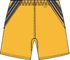 (7) back of shorts/goalkeeper pants: max two different advertising spaces with a maximum dimension of 25cm wide and 12cm high 18cm 25cm 12cm (7) The legibility of the players numbers on the shirt