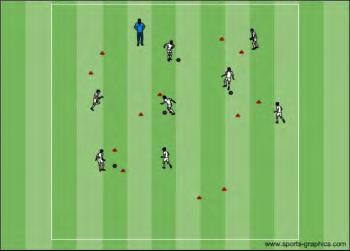 U8 Training Session 6 Receiving with the Inside of the Foot Coaching Theme: Look after the ball Phase #1 Gate Passing.