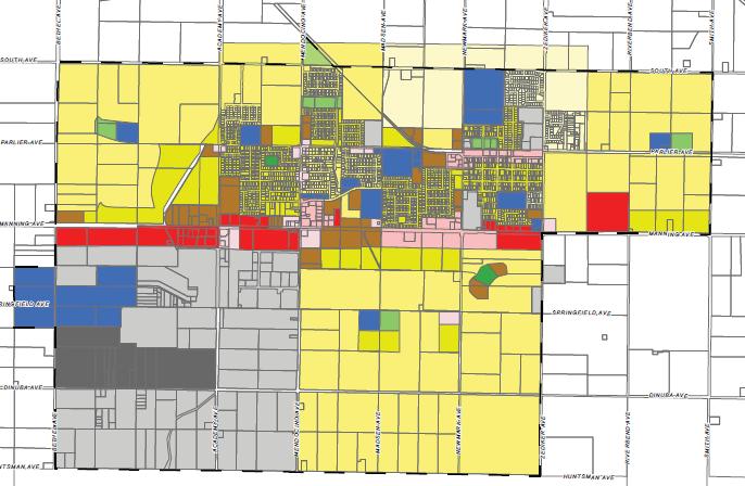 Figure 14-4: Parlier General Plan Zoning Map Source: City of