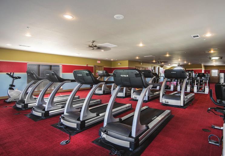 lifestyle State of the art fitness center with cardio