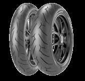 SPORT / 18 ROAD SPORT / 19 ROAD The ultimate super sport tyre for road use BI-Compound rear tyre combining long lasting mileage with excellent grip Pirelli (EPT) optimizing the contact patch for