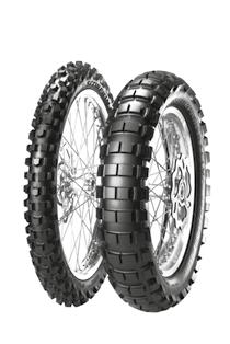 ENDURO / 44 ENDURO ON/OFF RALLY ENDURO / 45 Accept any challenge Tread pattern with big central blocks for straight riding stability and V-shape block layout for high grip in traction and braking