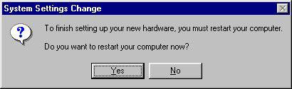(7) Select "CD-ROM drive" and click on "NEXT". The display changes to the screen shown at right. (8) Click on "NEXT" to begin installing the driver.