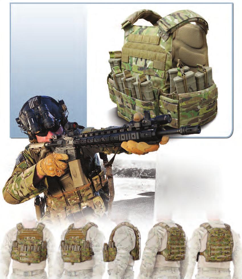 TYR TACTICAL PICO-MV PLATE CARRIER PICO-MV FEATURES: PALS webbing for MOLLE attachment Hydration/Communication tabs for routing Removable MOLLE kangaroo front flap, holds three 5.
