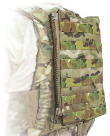 Vertical 3 Flashbangs GP Pouch 70 oz. Hydration Vertical Rows MOLLE Mesh Medical Sleeve TYR-APLF070 $89.