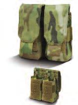 95 TYR-OD402 40mm Grenade Pouch attaches upright with MOLLE and securely holds two 40mm grenades.