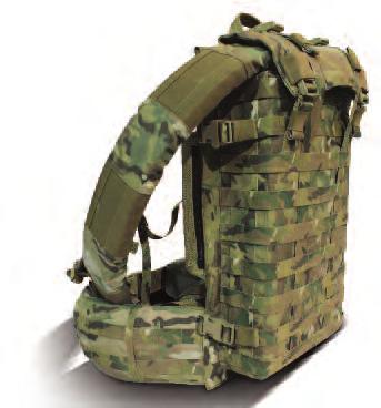 The main body of the pack is equipped with adjustable waist belt and shoulder straps. The weapons sling attaches to the MICO frame to enhance ease of use and mobility. MACHINE GUNNERS ASSAULT PACK 5.