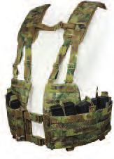 hydration panel with routing tabs Reinforced rear drag handle Removable back MOLLE panel Internal pistol or radio pouch with